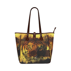 Tiger Face Classic Tote Bag (Model 1644)