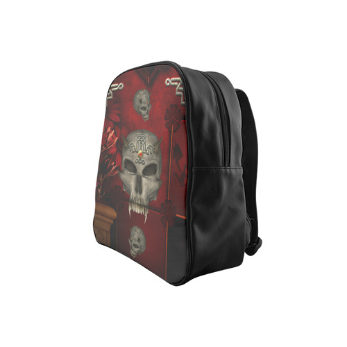 Skull with celtic knot School Backpack (Model 1601)(Small)