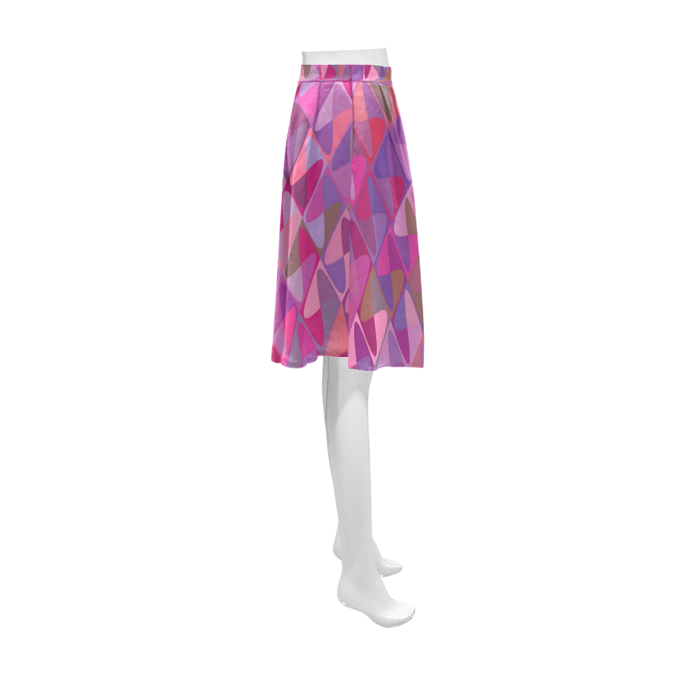 Mosaic Pattern 7 Athena Women's Short Skirt (Model D15)