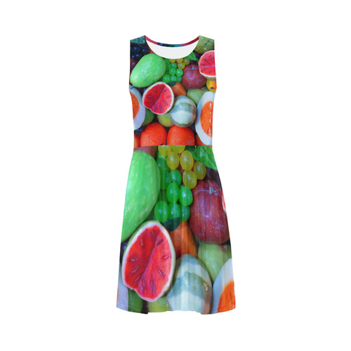 Fruit dress Sleeveless Ice Skater Dress (D19)