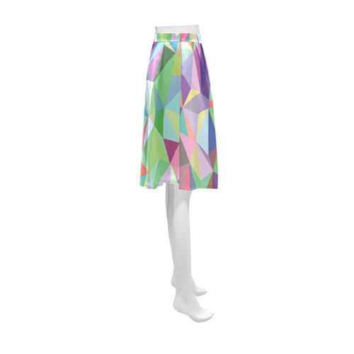 Mosaic Pattern 5 Athena Women's Short Skirt (Model D15)