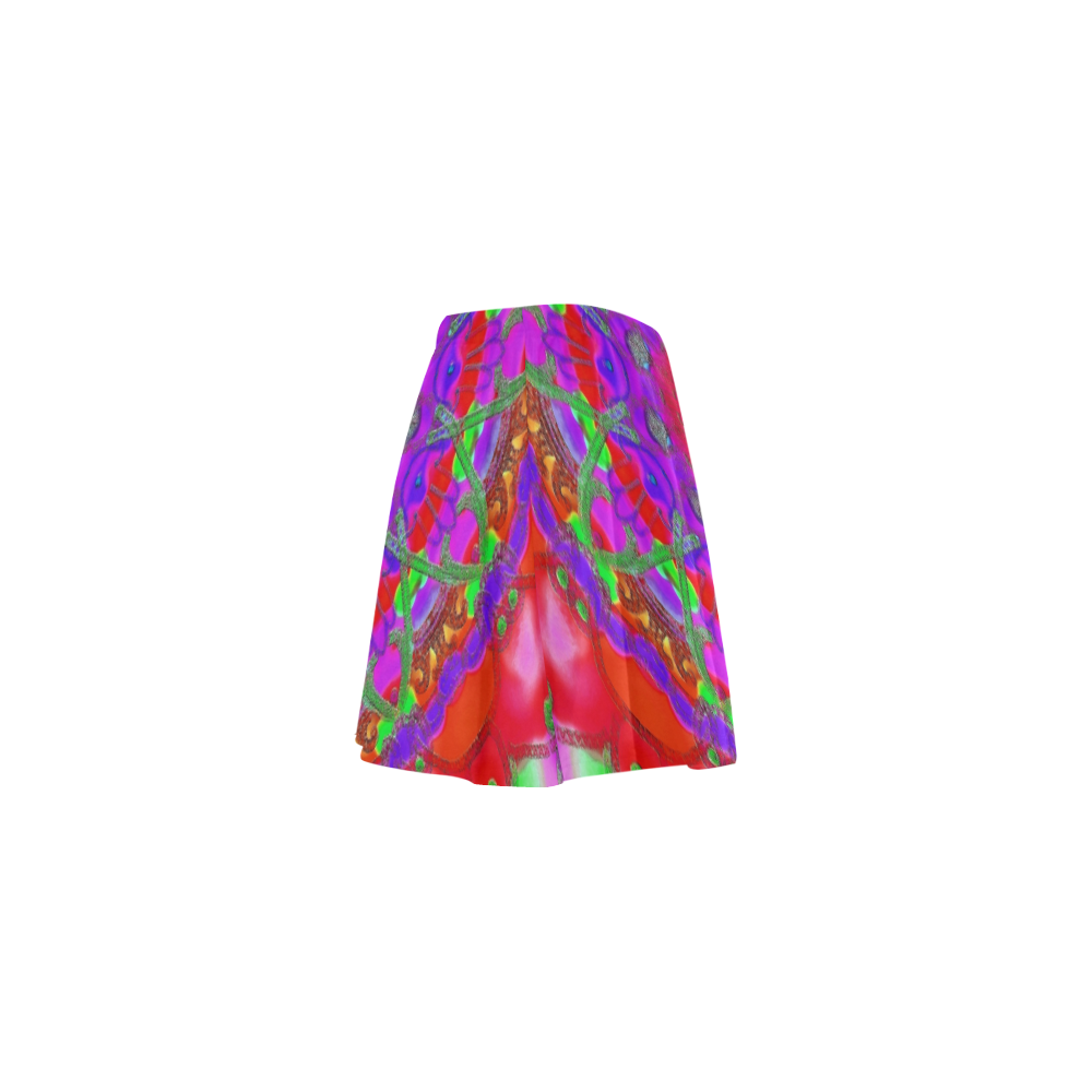 confetti-bright 9 Mini Skating Skirt (Model D36)