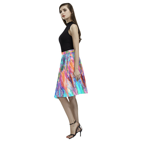 life colors 2 Melete Pleated Midi Skirt (Model D15)