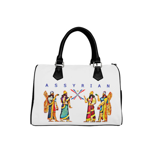 Colorful Assyrian Hand Bag Boston Handbag (Model 1621)