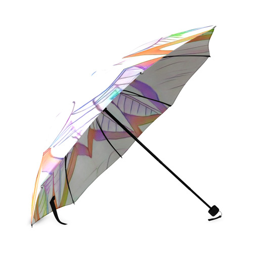 Colorful flower Foldable Umbrella (Model U01)