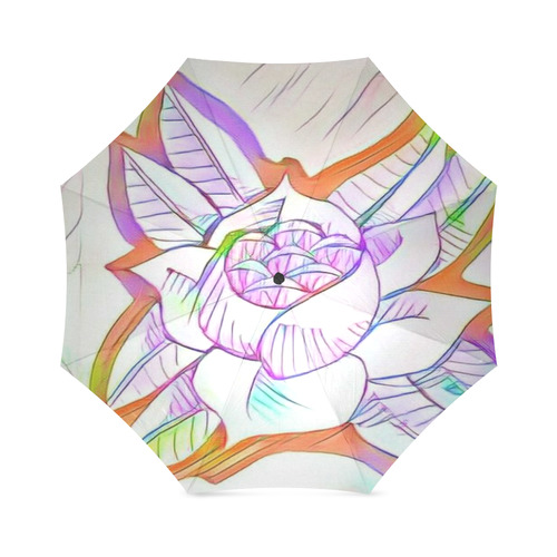 Colorful flower Foldable Umbrella (Model U01)