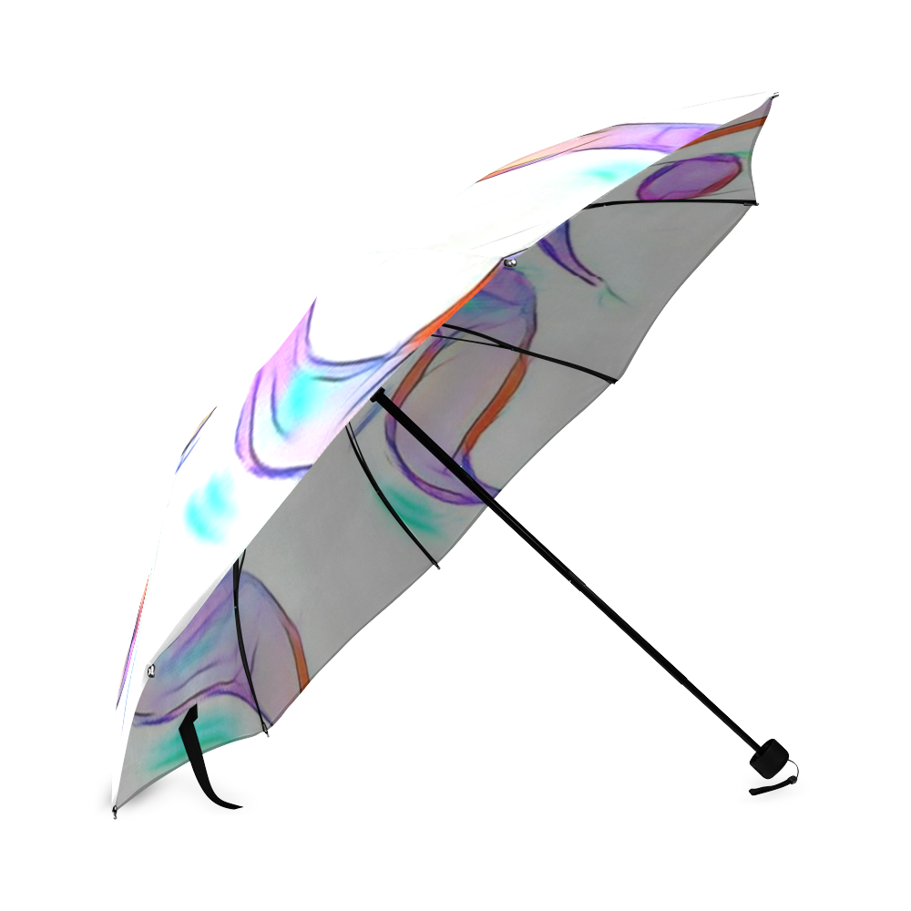 Colorful Ohm Foldable Umbrella (Model U01)