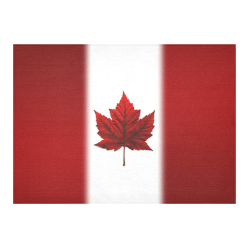 Canada Flag Table Cloth Cotton Linen Tablecloth 60"x 84"