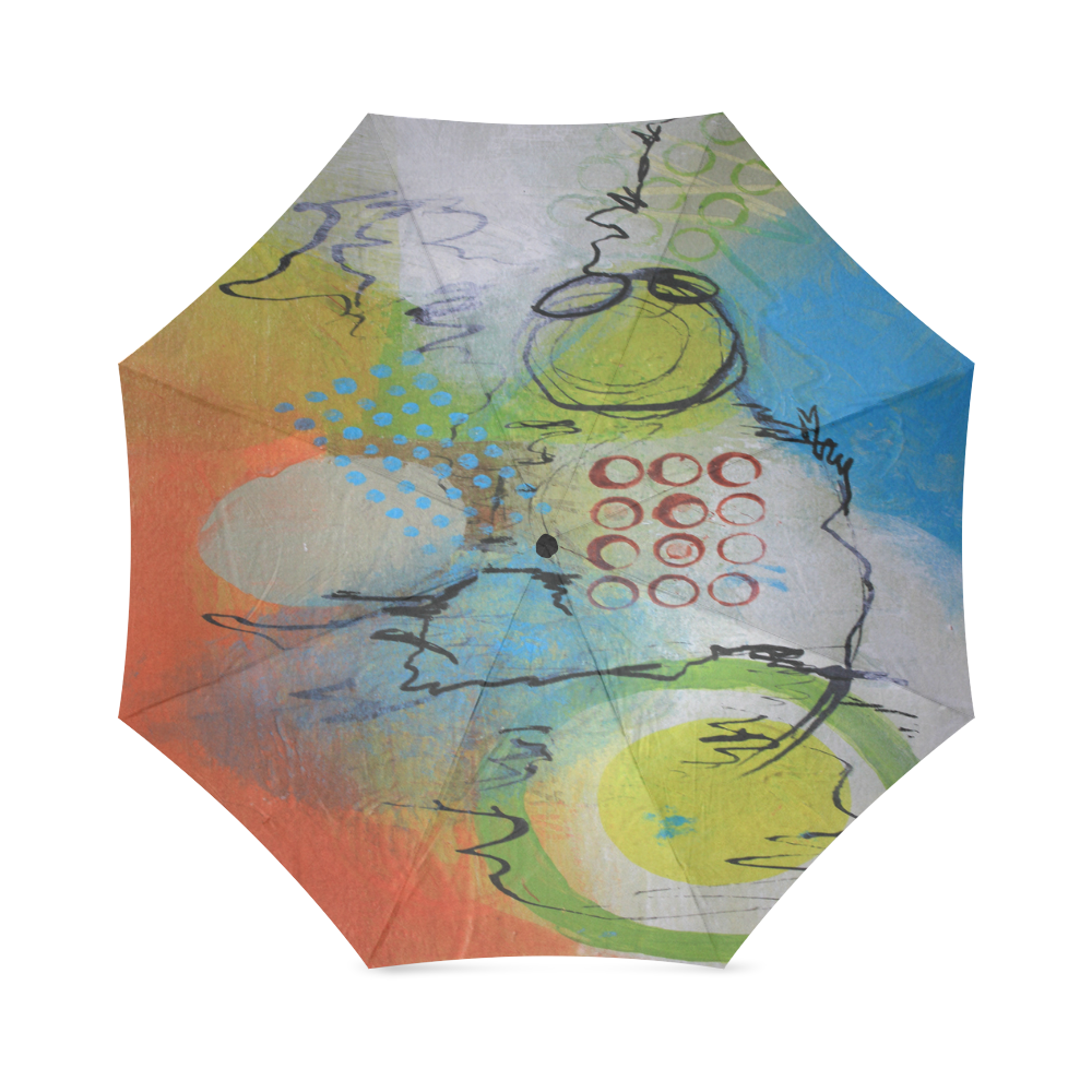 Flying in the Clouds Foldable Umbrella (Model U01)