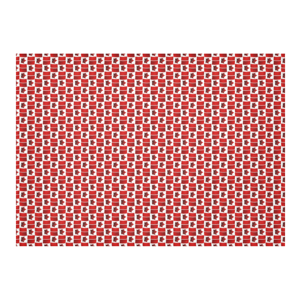 Canadian_Flag_Tablescloths Cotton Linen Tablecloth 60"x 84"