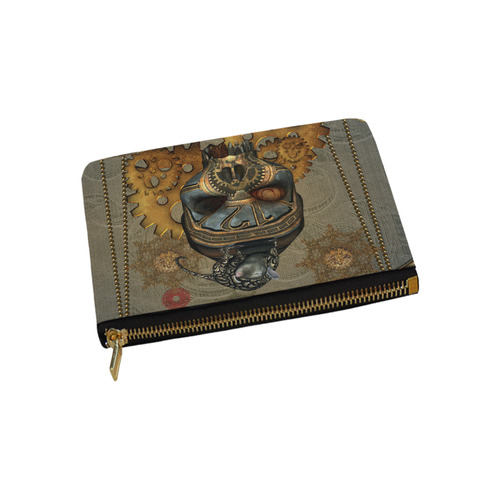Awesome steampunk skull Carry-All Pouch 9.5''x6''