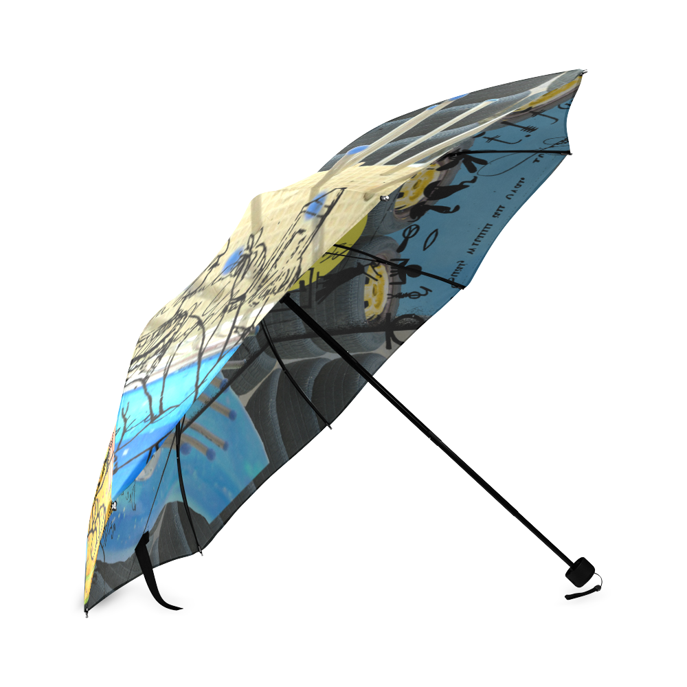 1, 2, 3 V Foldable Umbrella (Model U01)