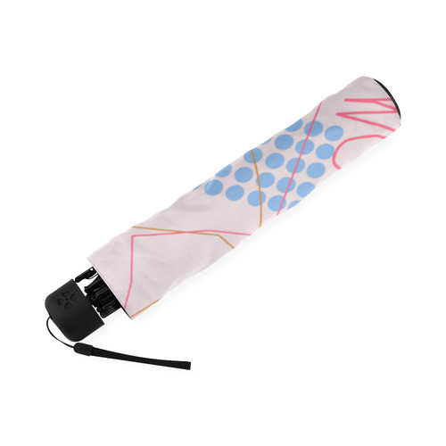 Abstract 8 pink Foldable Umbrella (Model U01)