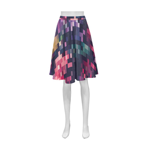 Mosaic Pattern 8 Athena Women's Short Skirt (Model D15)