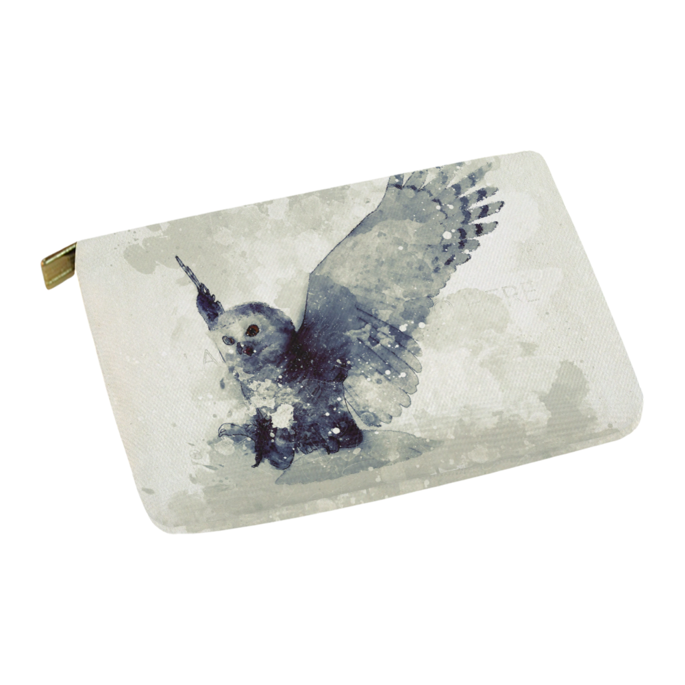 Wonderful owl, watercolor Carry-All Pouch 12.5''x8.5''