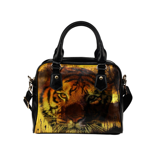 Tiger Face Shoulder Handbag (Model 1634)