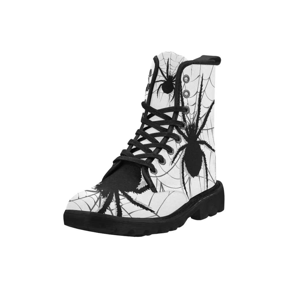 SpiderWeb Martin Boots for Women (Black) (Model 1203H)