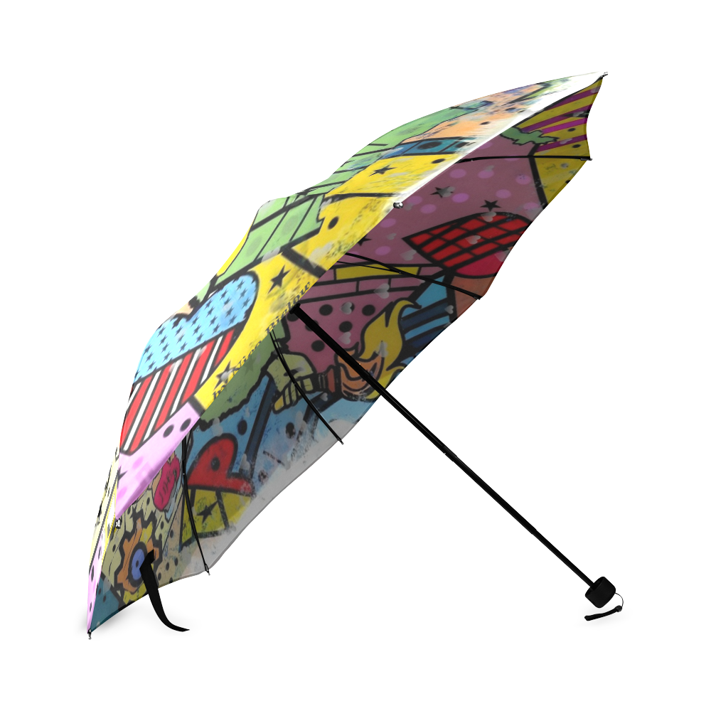 USA Popart 2018 by Nico Bielow Foldable Umbrella (Model U01)