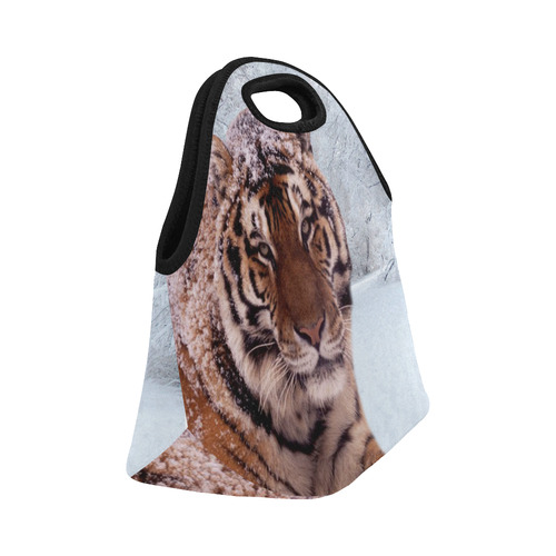 Tiger and Snow Neoprene Lunch Bag/Small (Model 1669)