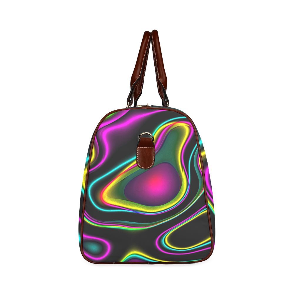 Vibrant Fantasy 5 by FeelGood Waterproof Travel Bag/Large (Model 1639)