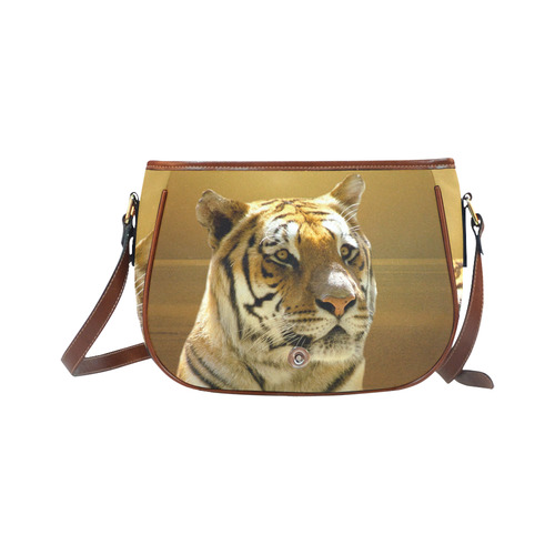 Golden Tiger Saddle Bag/Large (Model 1649)