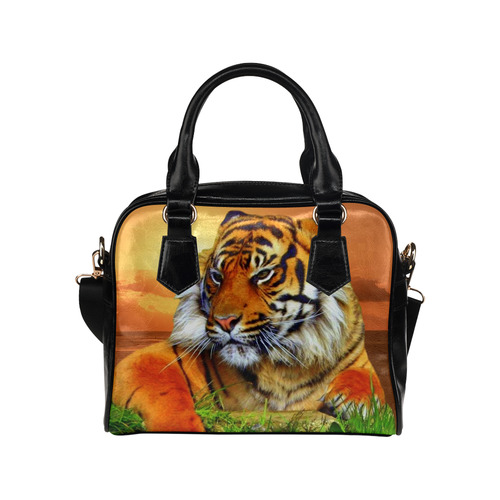 Sumatran Tiger Shoulder Handbag (Model 1634)