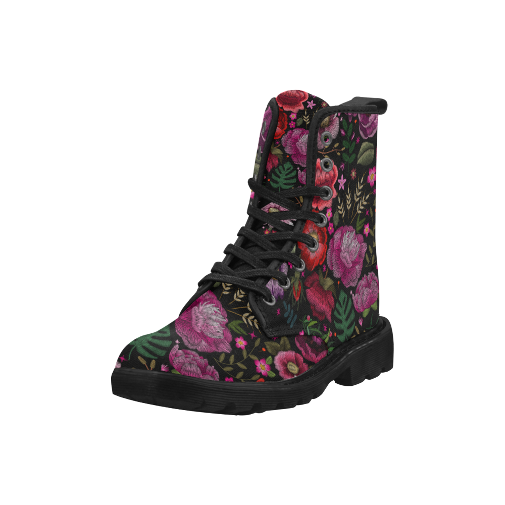 Flora Boot Martin Boots for Women (Black) (Model 1203H)