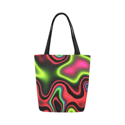 Vibrant Fantasy 1 by FeelGood Canvas Tote Bag (Model 1657)