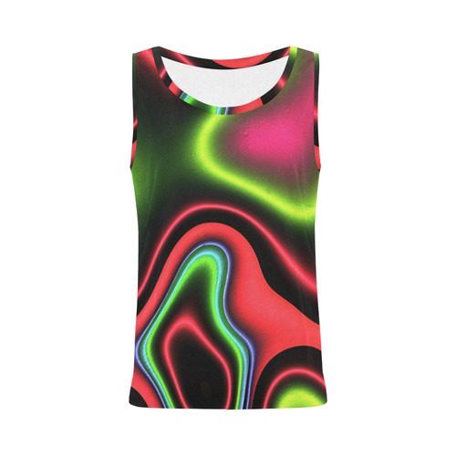 Vibrant Fantasy 1 by FeelGood All Over Print Tank Top for Women (Model T43)
