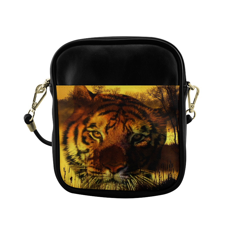 Tiger Face Sling Bag (Model 1627)
