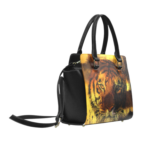 Tiger Face Classic Shoulder Handbag (Model 1653)
