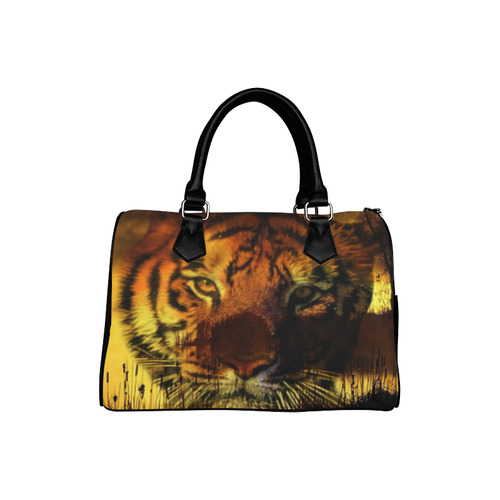 Tiger Face Boston Handbag (Model 1621)