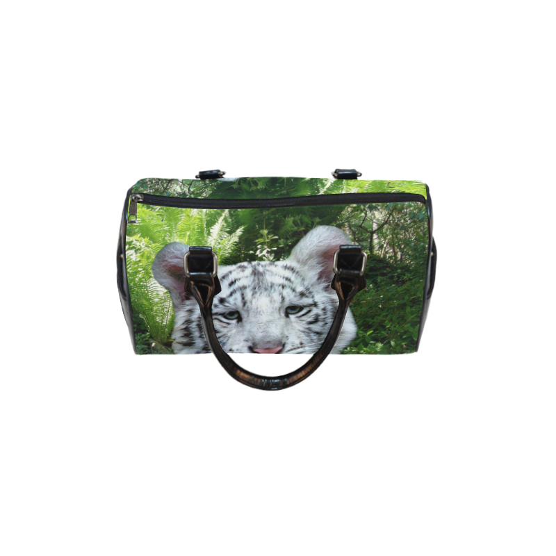 White Tiger Boston Handbag (Model 1621)