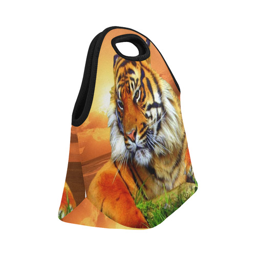 Sumatran Tiger Neoprene Lunch Bag/Small (Model 1669)