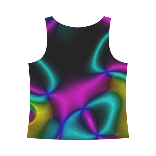 Vibrant Fantasy 3 by FeelGood All Over Print Tank Top for Women (Model T43)