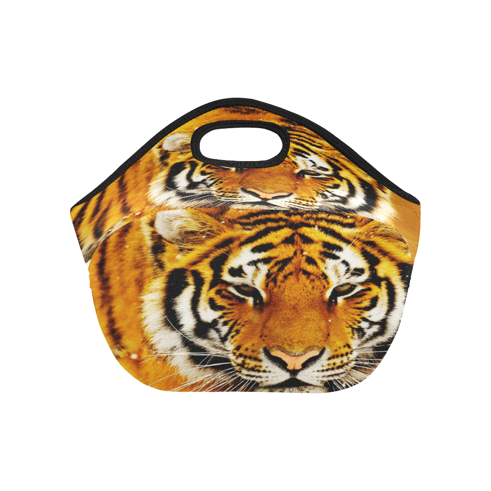 Siberian Tiger Neoprene Lunch Bag/Small (Model 1669)