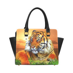 Sumatran Tiger Classic Shoulder Handbag (Model 1653)