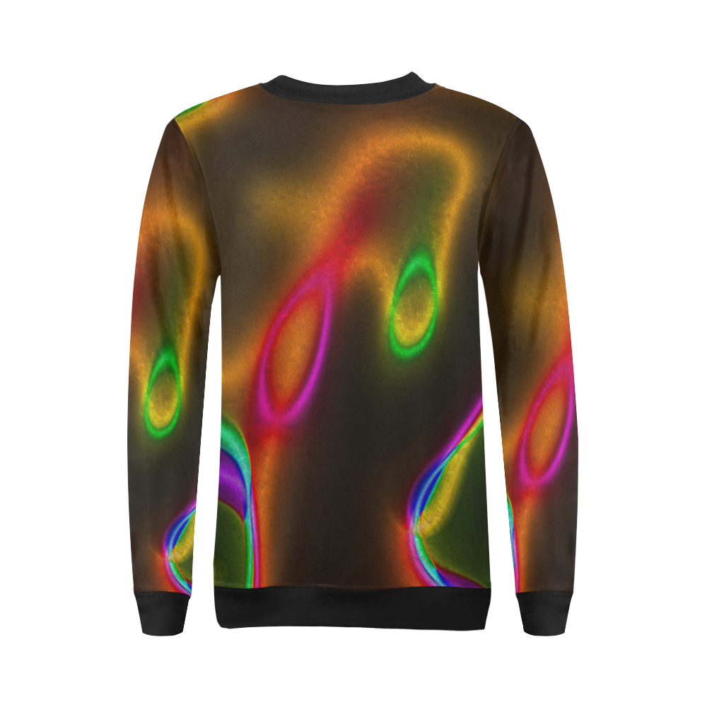 Vibrant Fantasy 4 by FeelGood All Over Print Crewneck Sweatshirt for Women (Model H18)