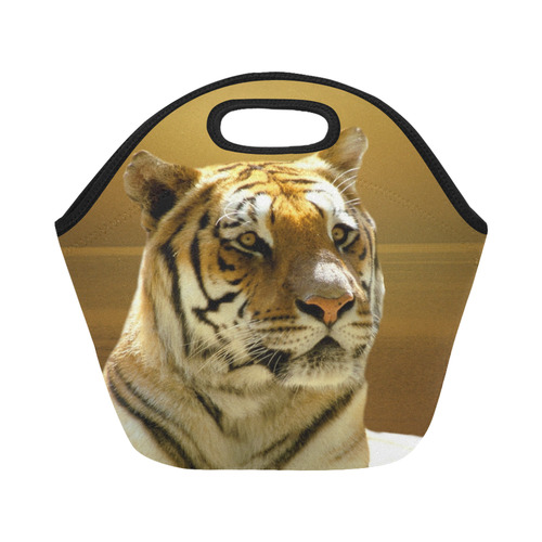 Golden Tiger Neoprene Lunch Bag/Small (Model 1669)