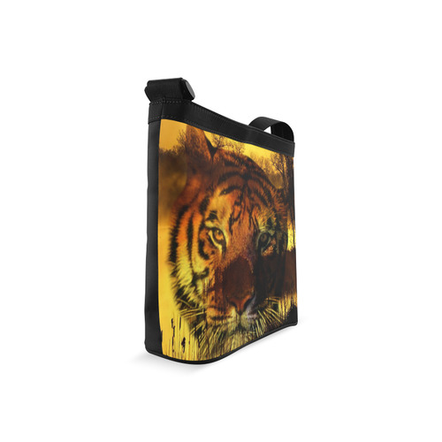 Tiger Face Crossbody Bags (Model 1613)