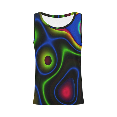 Vibrant Fantasy 6 by FeelGood All Over Print Tank Top for Women (Model T43)