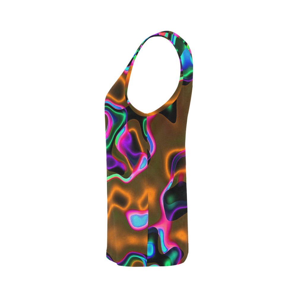 Vibrant Fantasy 8 by FeelGood All Over Print Tank Top for Women (Model T43)