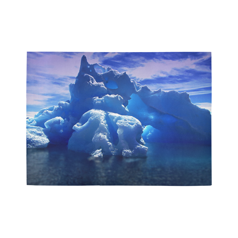 Arctic Ice Area Rug7'x5'