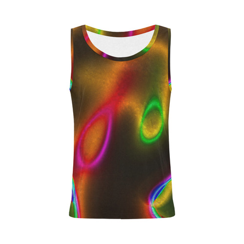 Vibrant Fantasy 4 by FeelGood All Over Print Tank Top for Women (Model T43)