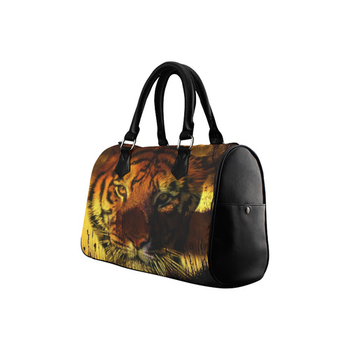 Tiger Face Boston Handbag (Model 1621)