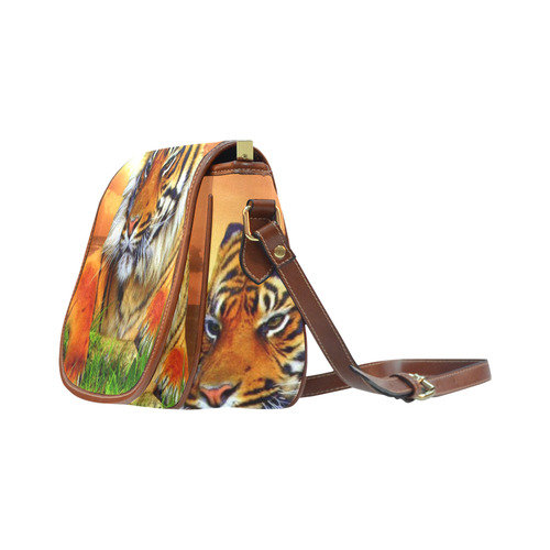 Sumatran Tiger Saddle Bag/Large (Model 1649)