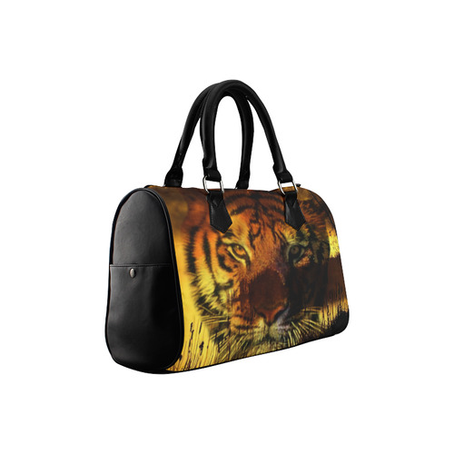 Tiger Face Boston Handbag (Model 1621)