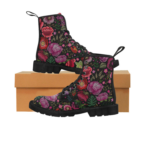 Flora Boot Martin Boots for Women (Black) (Model 1203H)