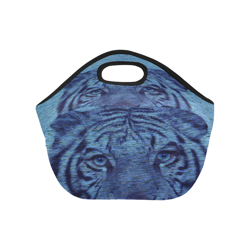Tiger and Water Neoprene Lunch Bag/Small (Model 1669)
