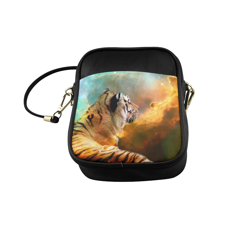 Tiger and Nebula Sling Bag (Model 1627)